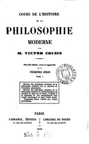 Front cover of Premiers essais de philosophie by Cousin, Victor