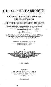 Cover of Gilda aurifabrorum by William Chaffers