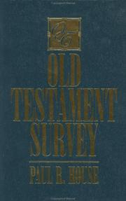 Cover of Old Testament survey by Paul R. House