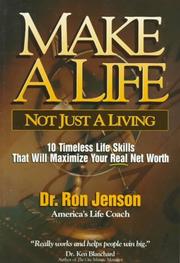 Front cover of Make a life, not just a living by Ron Jenson