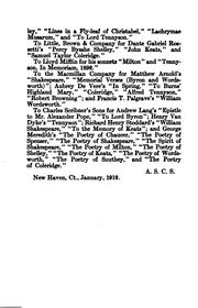 Front cover of The poets' song of poets by Anna Sheldon Camp Sneath