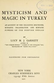 Front cover of Mysticism and magic in Turkey by Garnett, Lucy Mary Jane