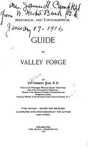 Front cover of Historical and topographical guide to Valley Forge by W. Herbert Burk
