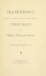 Front cover of Ticonderoga by Alfred Swift Houghton