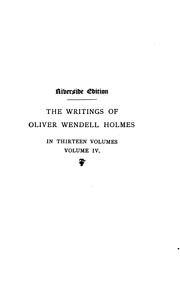 Front cover of Over the teacups by Oliver Wendell Holmes, Sr.
