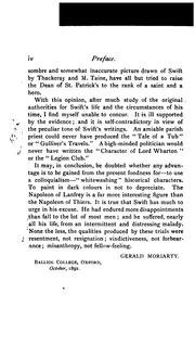 Front cover of Dean Swift and his writings by Moriarty, Gerald P.