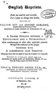 Front cover of Rede me and be nott wrothe, for I saye no thinge but trothe by William Roy