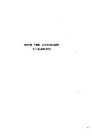 Front cover of With the victorious Bulgarians by Hermenegild Wagner