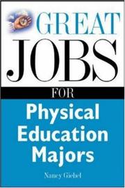 Cover of Great Jobs for Physical Education Majors by Nancy Giebel