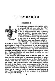 Cover of T. Tembarom by Frances Hodgson Burnett