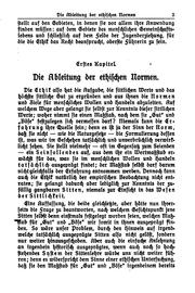 Front cover of Grundzüge der Ethik mit besonderer Berüchsichtigung der pädagogischen Probleme by Else Wentscher