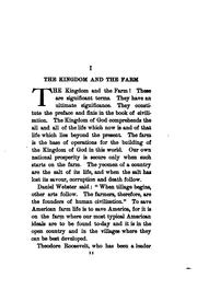 Front cover of The kingdom and the farm by Harlan L. Feeman