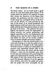 Front cover of The making of a home by Robert Oswald Lawton