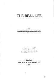 Cover of The real life by Louis Grossmann