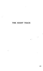 Front cover of The Right Track by Clara Louise Burnham