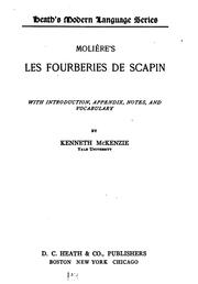 Cover of Les Fourberies de Scapin by Molière
