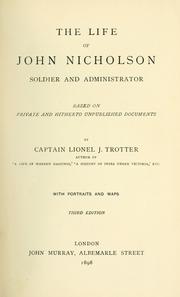 Cover of The life of John Nicholson by Lionel J. Trotter