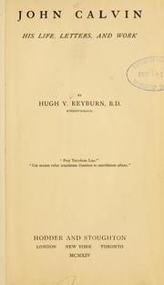 Cover of John Calvin by Hugh Young Reyburn