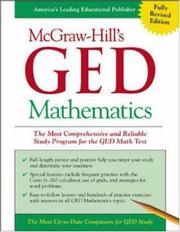 Front cover of McGraw-Hill's GED mathematics by Jerry Howett