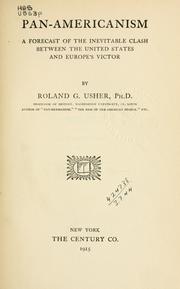 Cover of Pan-Americanism by Usher, Roland Greene