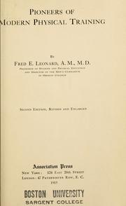 Front cover of Pioneers of modern physical training by Leonard, Fred Eugene