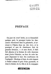 Front cover of La Guimard by Edmond de Goncourt