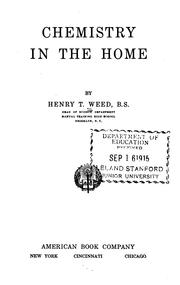 Front cover of Chemistry in the home by Henry T. Weed