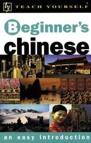 Cover of Teach Yourself Beginner's Chinese by Elizabeth Scurfield