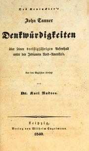 Front cover of A narrative of the captivity and adventures of John Tanner by Tanner, John