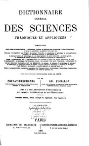 Cover of Dictionnaire général des sciences théoriques et appliquées.. by A. Privat-Deschanel