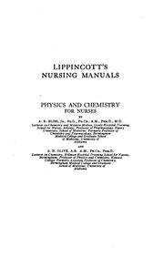 Cover of A text book of physics and chemistry for nurses by Andrew Richard Bliss