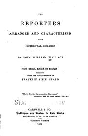 Cover of The reporters by Wallace, John William