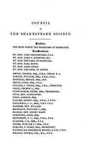 Cover of Pierce Penniless's supplication to the Devil by Nash, Thomas