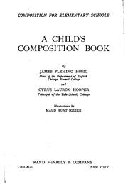 Cover of Composition for elementary schools by James Fleming Hosic