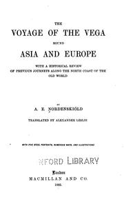 Front cover of Vegas färd kring Asien och Europa by Adolf Erik Nordenskiöld