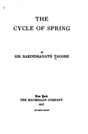 Cover of The cycle of spring by Rabindranath Tagore
