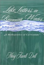 Cover of Like Letters in Running Water by Mary Aswell Doll
