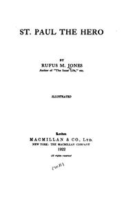 Front cover of St. Paul, the hero by Jones, Rufus Matthew