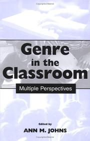 Cover of Genre in the Classroom by Ann M. Johns