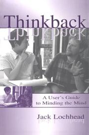 Cover of Thinkback by Jack Lochhead