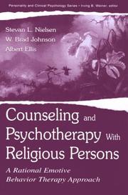Front cover of Counseling and Psychotherapy With Religious Persons by Albert Ellis