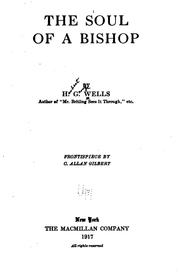 Front cover of The soul of a bishop by H. G. Wells