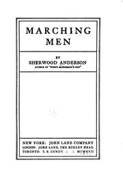 Cover of Marching Men by Sherwood Anderson