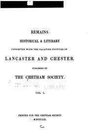 Cover of The Lancashire lieutenancy under the Tudors and Stuarts by John Harland
