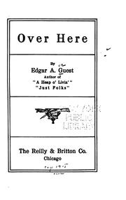 Cover of Over Here by Edgar A. Guest