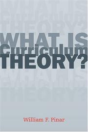 Cover of What Is Curriculum Theory? (Studies in Curriculum Theory) by William F. Pinar