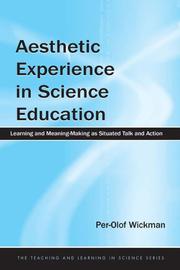 Front cover of Aesthetic experience in science education by Per-Olof Wickman