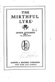 Cover of The mirthful lyre by Arthur Guiterman
