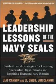 Cover of Leadership lessons of the Navy Seals by Jeff Cannon