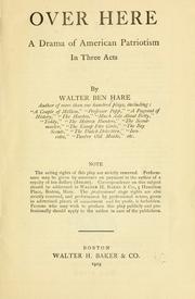 Cover of Over here by Walter Ben Hare